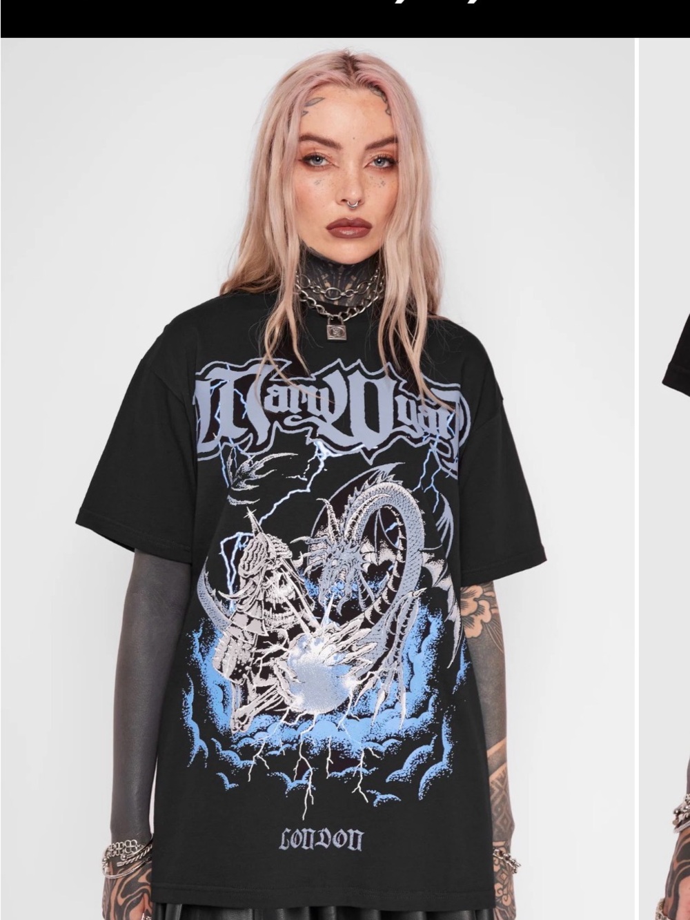Black Dragon Graphic Short Sleeve Tee